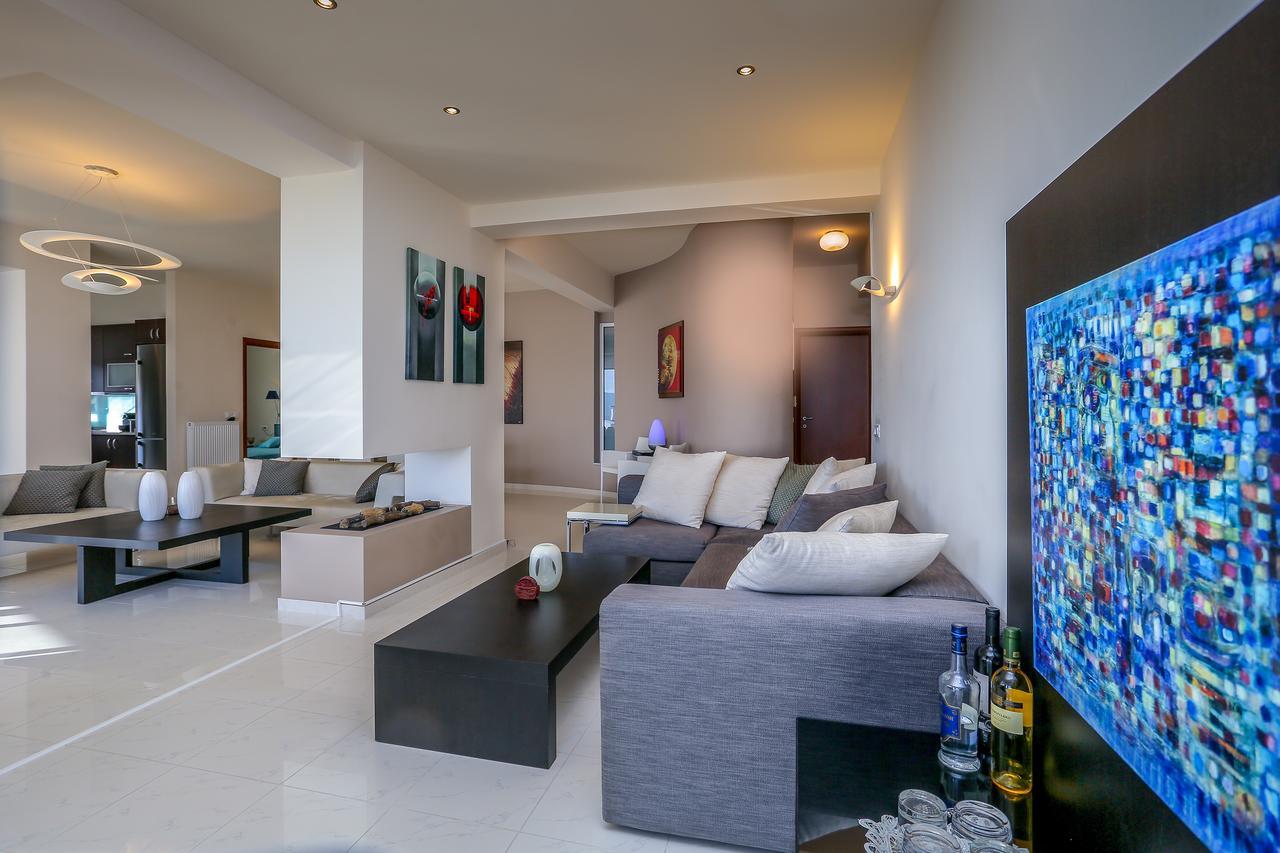 Antiopi Luxury Villa Agia Pelagia Dış mekan fotoğraf